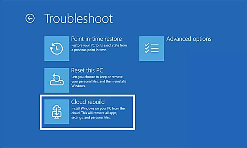 Windows 11 újratelepítés a felhőből – hamarosan pendrive nélkül is
